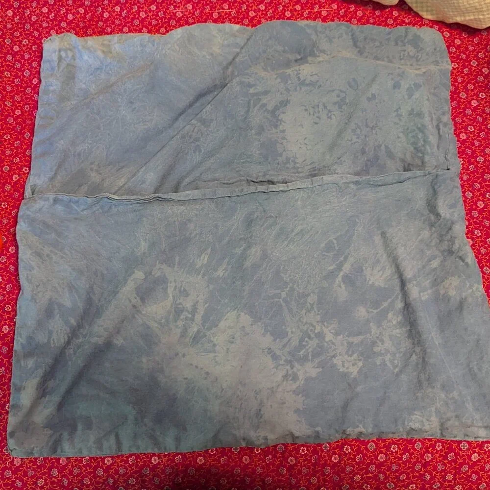Shibori Pillowcase Tie Dye Throw Accent Decor Handmade Boho Fairycore Festival‎